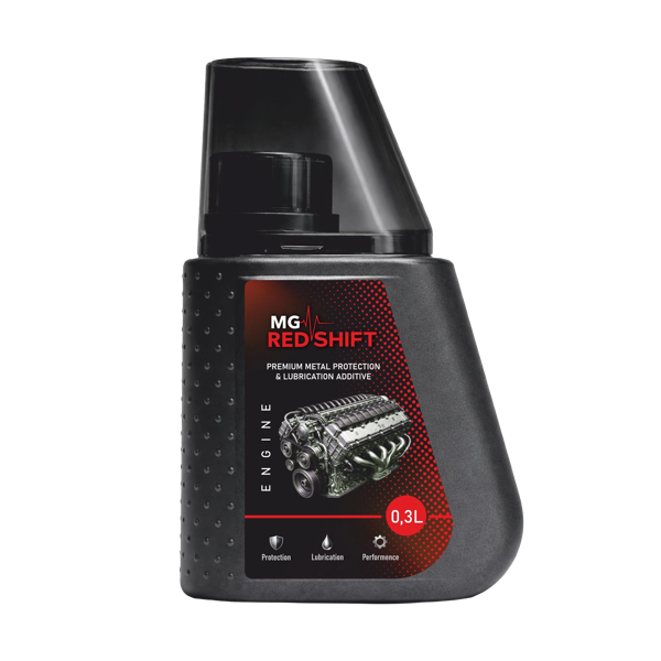 MG Red Shift oil additive product